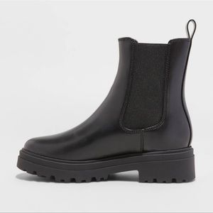 Women’s Chelsea Boots - A New Day - Black, size 6.5